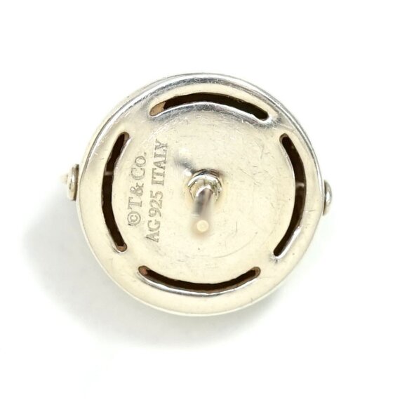 Tiffany & Co. Hardware Ball Chain Stud Earrings Silver 925 Auth w/Box d1142 - Picture 13 of 16